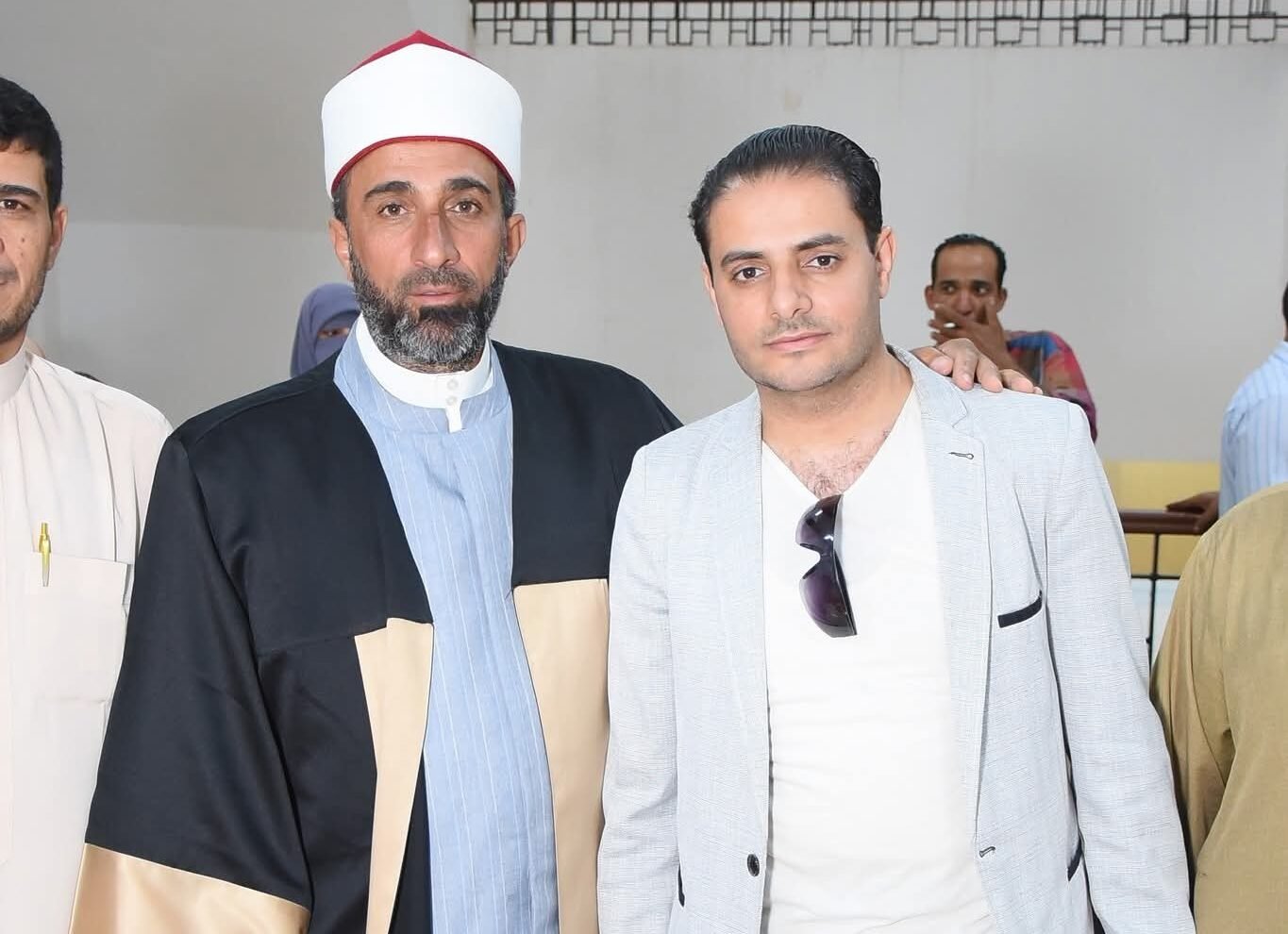 الداعية محمد ناجي الشربيني والشيخ الدكتور محمد رفعت القيادي في وزارة الأوقاف